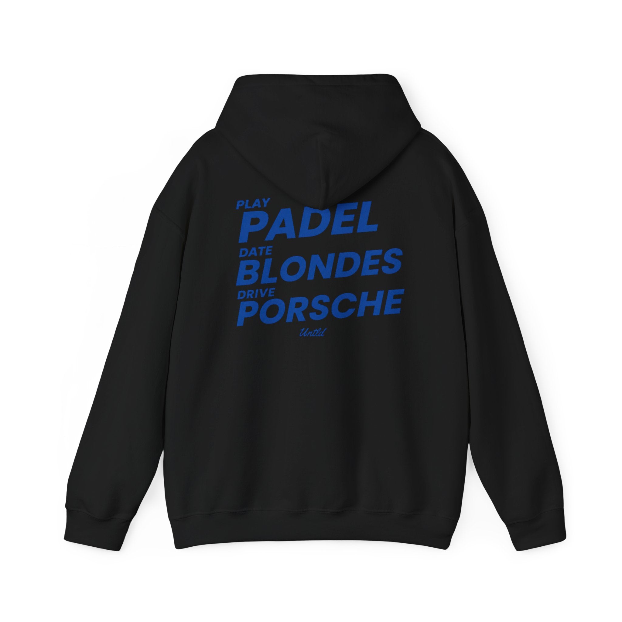 Jugar pádel Citas rubias Conducir Porsche Sudadera con capucha — Ritual Urbano