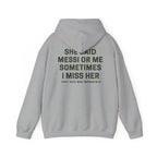 Sudadera con Capucha Messi o Yo — Sudadera Gráfica Urban Ritual