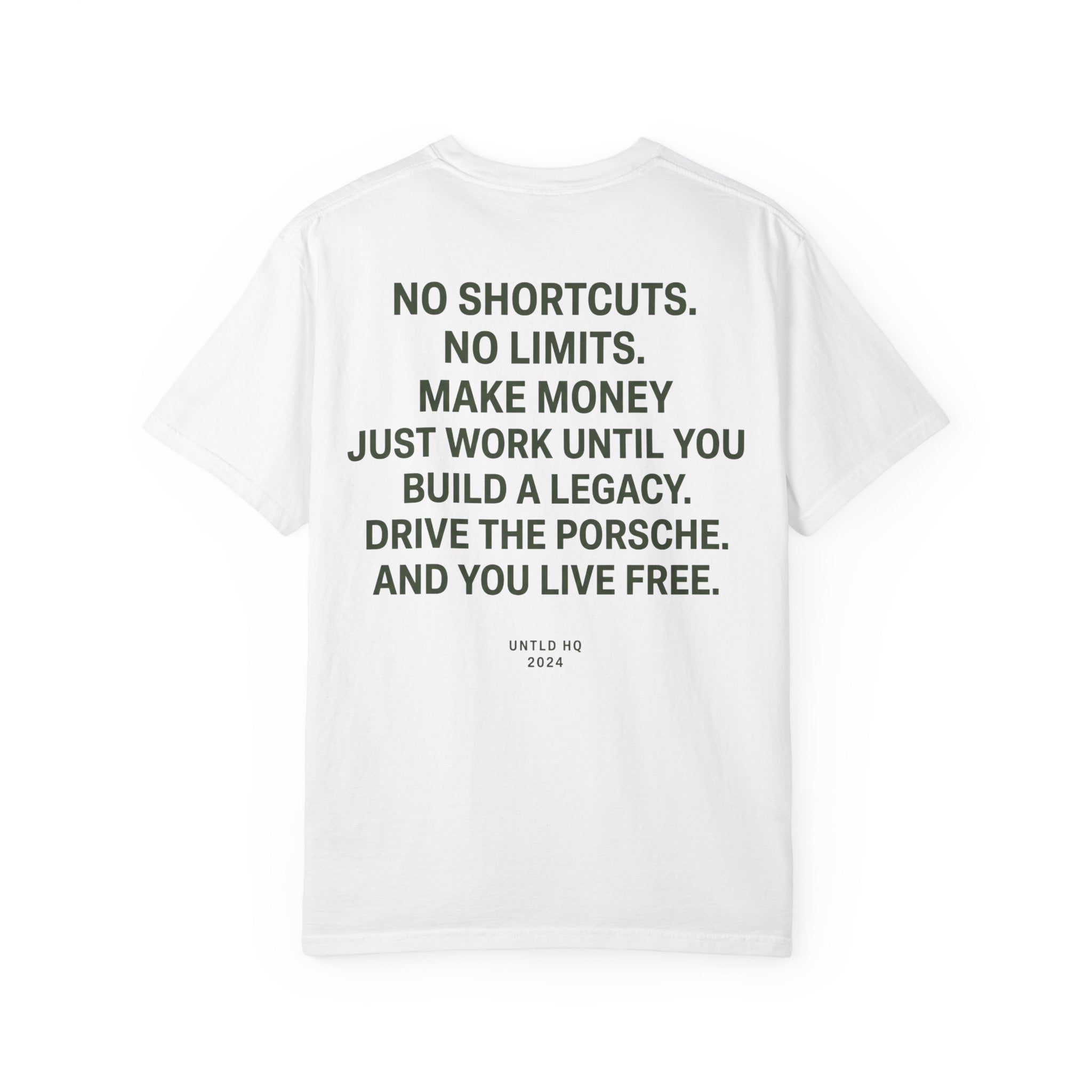 NO SHORTCUTS™ Premium Oversized Tee
