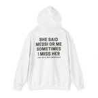 Sudadera con Capucha Messi o Yo — Sudadera Gráfica Urban Ritual