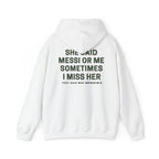 Sudadera con Capucha Messi o Yo — Sudadera Gráfica Urban Ritual